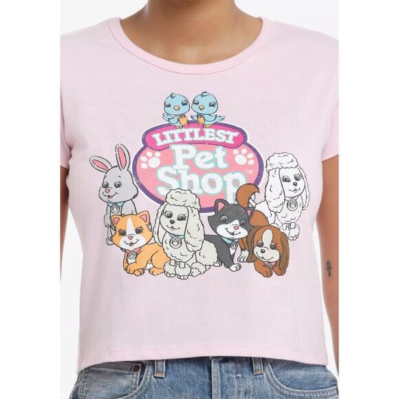 LITTLEST PET SHOP Pink Women's Tee Shirt‎ Large NWT - Picture 1 of 5